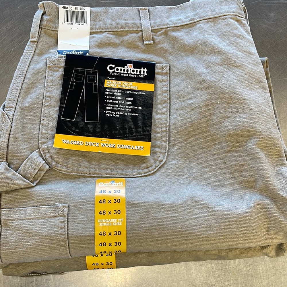 Carhart B11 washed Duck Dungaree
